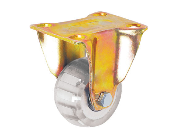 C3（金典系列）金典铝芯透明灌注PU轮-固定